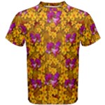 Blooming Flowers Of Orchid Paradise Men s Cotton T-Shirt
