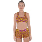 Blooming Flowers Of Orchid Paradise Racerback Boyleg Bikini Set