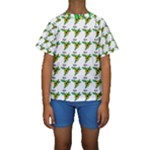 Pattern design  Kids  Short Sleeve Swimwear