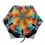 Starry Night Wanderlust: A Whimsical Adventure Mini Folding Umbrellas