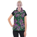 Floral-5522380 Women s Button Up Vest