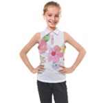 Flower-2342706 Kids  Sleeveless Polo T-Shirt