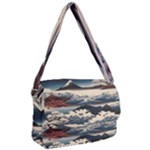 Hokusai Moutains Japan Courier Bag