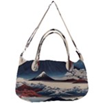 Hokusai Moutains Japan Removable Strap Handbag