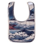 Hokusai Moutains Japan Baby Bib