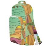 Painting Colors Box Green Double Compartment Backpack
