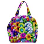 Flower Vase Flower Collage Pop Art Boxy Hand Bag