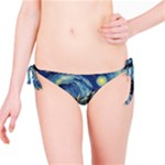 Spaceship Starry Night Van Gogh Painting Bikini Bottoms