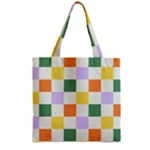 Board Pictures Chess Background Zipper Grocery Tote Bag