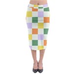 Board Pictures Chess Background Midi Pencil Skirt