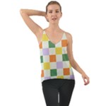 Board Pictures Chess Background Chiffon Cami
