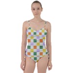 Board Pictures Chess Background Sweetheart Tankini Set