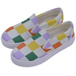 Board Pictures Chess Background Kids  Canvas Slip Ons