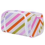 Lines Geometric Background Toiletries Pouch