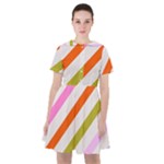 Lines Geometric Background Sailor Dress