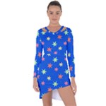 Background Star Darling Galaxy Asymmetric Cut-Out Shift Dress