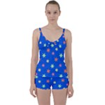 Background Star Darling Galaxy Tie Front Two Piece Tankini