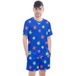 Background Star Darling Galaxy Men s Mesh T-Shirt and Shorts Set