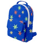 Background Star Darling Galaxy Flap Pocket Backpack (Small)