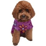 Flowers Petals Leaves Foliage Dog T-Shirt