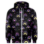 Wallpaper Pattern Rainbow Men s Zipper Hoodie