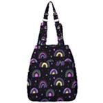 Wallpaper Pattern Rainbow Center Zip Backpack