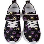 Wallpaper Pattern Rainbow Kids  Velcro Strap Shoes