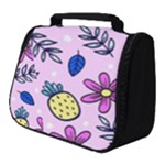 Flowers Petals Pineapples Fruit Full Print Travel Pouch (Small)