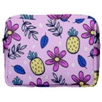 Flowers Petals Pineapples Fruit Make Up Pouch (Large)