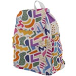 Abstract Pattern Background Top Flap Backpack