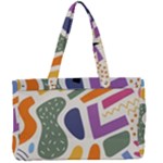 Abstract Pattern Background Canvas Work Bag