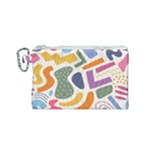 Abstract Pattern Background Canvas Cosmetic Bag (Small)