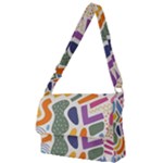 Abstract Pattern Background Full Print Messenger Bag (L)