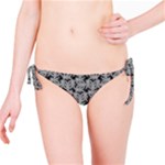 Ethnic symbols motif black and white pattern Bikini Bottoms