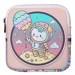 Boy Astronaut Cotton Candy Childhood Fantasy Tale Literature Planet Universe Kawaii Nature Cute Clou Mini Square Pouch