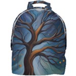 Tree Branches Mystical Moon Expressionist Oil Painting Acrylic Painting Abstract Nature Moonlight Ni Mini Full Print Backpack