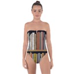 Book Nook Books Bookshelves Comfortable Cozy Literature Library Study Reading Reader Reading Nook Ro Tie Back One Piece Swimsuit