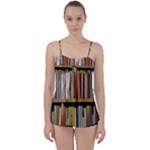 Book Nook Books Bookshelves Comfortable Cozy Literature Library Study Reading Reader Reading Nook Ro Babydoll Tankini Set