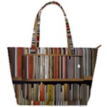 Book Nook Books Bookshelves Comfortable Cozy Literature Library Study Reading Reader Reading Nook Ro Back Pocket Shoulder Bag 