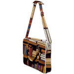 Book Nook Books Bookshelves Comfortable Cozy Literature Library Study Reading Room Fiction Entertain Cross Body Office Bag