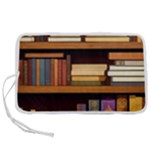 Book Nook Books Bookshelves Comfortable Cozy Literature Library Study Reading Room Fiction Entertain Pen Storage Case (S)