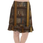 Books Book Shelf Shelves Knowledge Book Cover Gothic Old Ornate Library Fishtail Chiffon Skirt