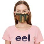 Books Bookshelves Library Fantasy Apothecary Book Nook Literature Study Cloth Face Mask (Adult)