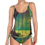 Nature Swamp Water Sunset Spooky Night Reflections Bayou Lake Tankini Set