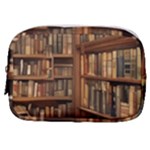 Room Interior Library Books Bookshelves Reading Literature Study Fiction Old Manor Book Nook Reading Make Up Pouch (Small)