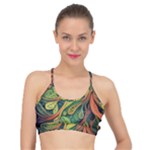 Outdoors Night Setting Scene Forest Woods Light Moonlight Nature Wilderness Leaves Branches Abstract Basic Training Sports Bra