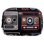 Retro Cameras Old Vintage Antique Technology Wallpaper Retrospective Make Up Pouch (Small)