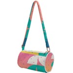 Abstract Geometric Bauhaus Polka Dots Retro Memphis Art Mini Cylinder Bag