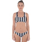 Stripes Geometric Pattern Digital Art Art Abstract Abstract Art Cross Back Hipster Bikini Set