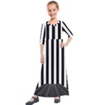 Stripes Geometric Pattern Digital Art Art Abstract Abstract Art Kids  Quarter Sleeve Maxi Dress